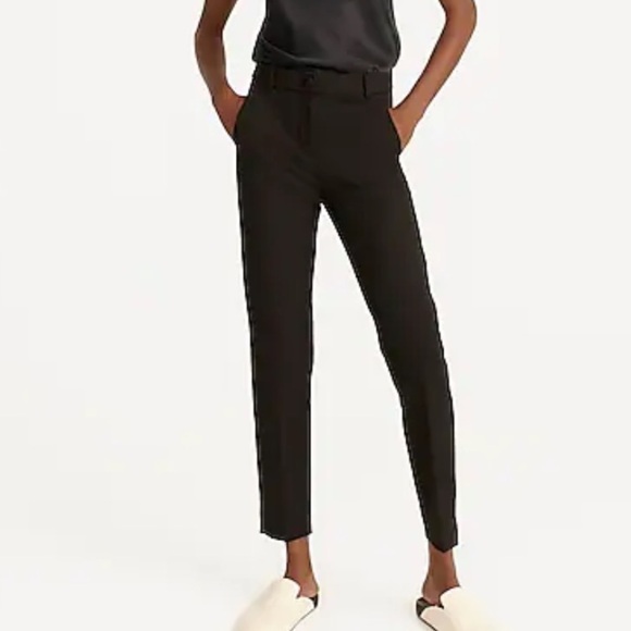 J crew black high rise cameron pants four season stretch - Picture 1 of 5